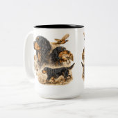 Tasse 2 Couleurs Gordon Setter (Devant gauche)