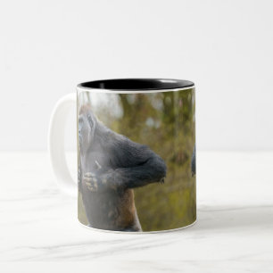 Tasse 2 Couleurs Gorille de la balle dans la poitrine