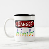 Tasse 2 Couleurs Gosse de force de Dangerair (Gauche)