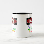 Tasse 2 Couleurs Gosse de force de Dangerair (Centre)