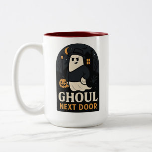 Tasse 2 Couleurs Goule du quartier voisin Halloween