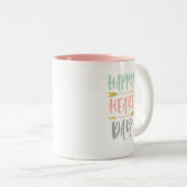 Tasse 2 Couleurs Goût de Saint Valentin rose (Devant droit)