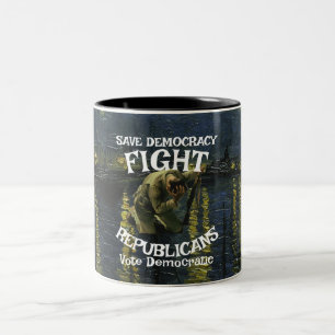 Tasse 2 Couleurs Gouverneur FBI FEMA VOTE PARTI DÉMOCRATE 2026 2028