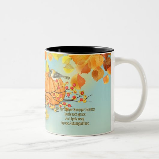 Tasse 2 Couleurs Grace d'automne (Droit)