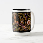 Tasse 2 Couleurs Grâce Objectifs Grandeur (Devant droit)