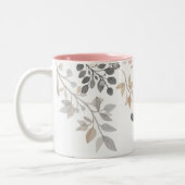 Tasse 2 Couleurs Grace Soft Rose violet fleur christienne (Gauche)