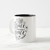 Tasse 2 Couleurs Grâce sur grâce (Devant gauche)