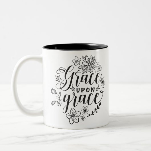 Tasse 2 Couleurs Grâce sur grâce (Gauche)