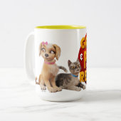 Tasse 2 Couleurs Gracie & Pedro Dynamic Duo (Devant gauche)