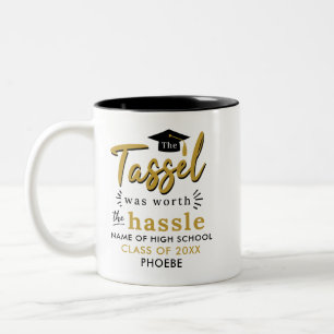 Tasse 2 Couleurs Graduation 2025 Tassel Vaut La Peine Hassle Keepsa