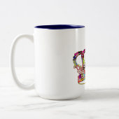 Tasse 2 Couleurs Graffiti (Gauche)
