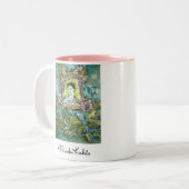 Tasse 2 Couleurs Graffiti Frida Kahlo (Devant gauche)