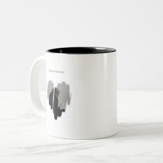 Tasse 2 Couleurs Graffiti modéré Sprayed Heart Frame (Devant gauche)