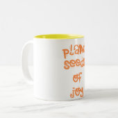 Tasse 2 Couleurs graines de plante de joie (Devant gauche)