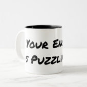 Tasse 2 Couleurs Grammaire drôle (Devant gauche)