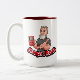 Tasse 2 Couleurs Grampa J revend la pâte à droite