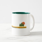 Tasse 2 Couleurs Granby Parc provincial Pine Trees Soleil (Devant droit)