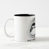 TASSE 2 COULEURS GRAND CAFÉ, GRAND CHICKADEE DE CONVERSATION (Gauche)