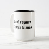 Tasse 2 Couleurs Grand Cayman (Devant gauche)