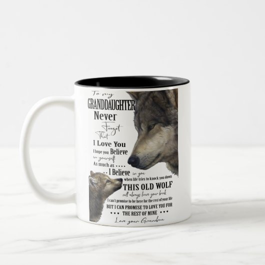 Tasse 2 Couleurs Grand-fille (Gauche)