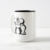 Tasse 2 Couleurs Grand gorille (Devant gauche)