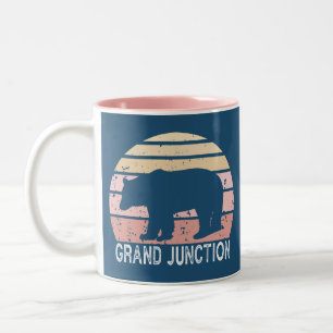 Tasse 2 Couleurs Grand Junction Colorado Ours Rétro