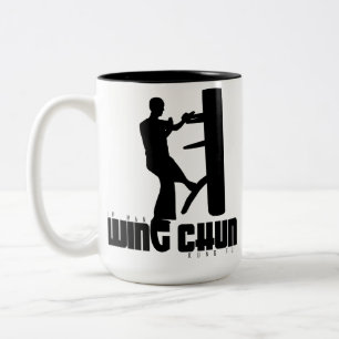 Tasse 2 Couleurs Grand Maître - Homme Ip "Wing Chun" Doume en bois