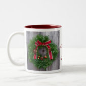 Tasse 2 Couleurs Grand-maman de Joyeux Noël (Gauche)