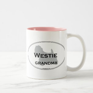 Tasse 2 Couleurs Grand-maman de Westie