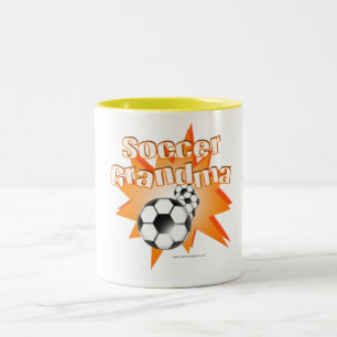 Tasse 2 Couleurs Grand-mère de football