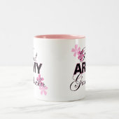 Tasse 2 Couleurs Grand-mère fière d'armée (Centre)