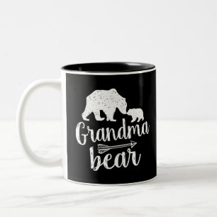 Tasse 2 Couleurs Grand-mère Ours Fête des mères Cadeau