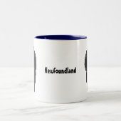Tasse 2 Couleurs Grand nez Terre-Neuve (Centre)