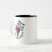 TASSE 2 COULEURS GRAND-PAPA DE GOLFEUR (Devant gauche)
