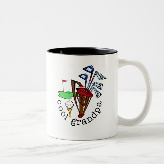 TASSE 2 COULEURS GRAND-PAPA DE GOLFEUR (Droit)