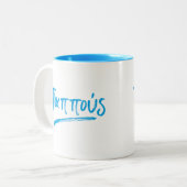 Tasse 2 Couleurs Grand-père de Grec de Pappous (Devant gauche)