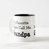 Tasse 2 Couleurs Grand-père favori (Devant gauche)
