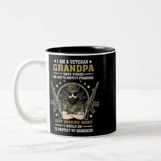 Tasse 2 Couleurs Grand-Père Vétérinaire Des Hommes A Risqué La Vie
