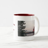 Tasse 2 Couleurs "Grand" phare rouge… (Devant droit)
