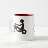 Tasse 2 Couleurs Grand-Roue-T (Devant gauche)
