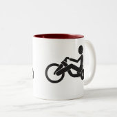 Tasse 2 Couleurs Grand-Roue-T (Devant droit)