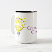 Tasse 2 Couleurs Grande Coupe de Creative (Devant gauche)