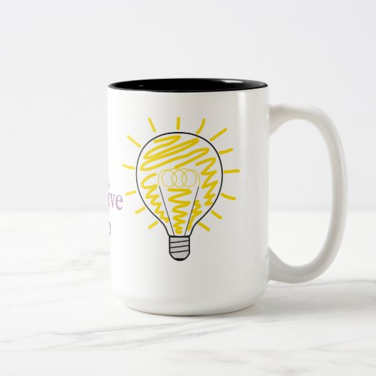 Tasse 2 Couleurs Grande Coupe de Creative (Droit)