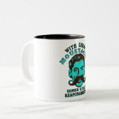 Tasse 2 Couleurs Grande moustache (Devant gauche)