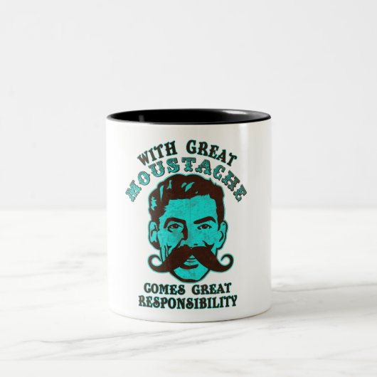 Tasse 2 Couleurs Grande moustache (Centre)