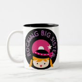 Tasse 2 Couleurs Grande soeur de basculage blonde (Gauche)