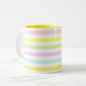 Tasse 2 Couleurs Grandes couleurs pastel (Devant gauche)