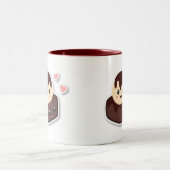 Tasse 2 Couleurs Grandes paires de glace à la vanille et de (Centre)