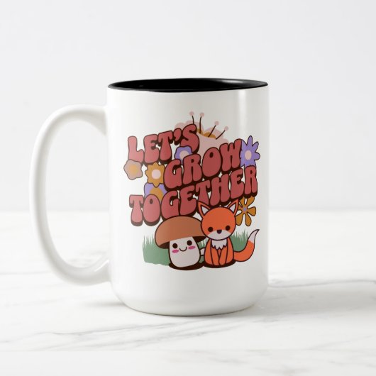 Tasse 2 Couleurs Grandissons ensemble (Gauche)