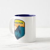 Tasse 2 Couleurs Granit Peak Montana Sunrise (Devant gauche)